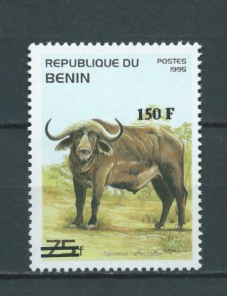 Benin - Surcharged - Buffalo - 70f X 150 F - Mnh - Very Rare