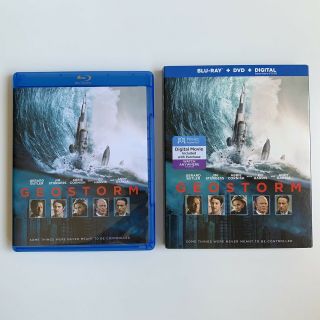 Geostorm Blu - Ray/dvd 2 - Disc Set (2018) No Digital Rare Slipcover