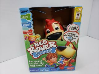 2009 Rare Mattel Red Rover Learning Game Talking Dog Bone Interactive