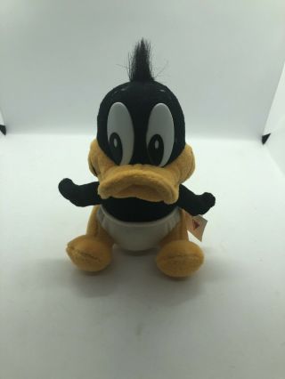 Rare Dakin Baby Looney Tunes Lovables Daffy Duck Plush Stuffed Toy 1994 6”