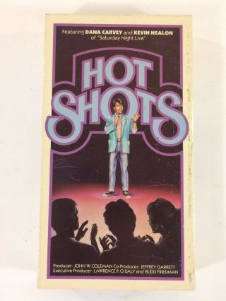 Hot Shots (stand - Up Comedy) (vhs,  1985) Rare Not On Dvd Sinbad Carvey Nealon