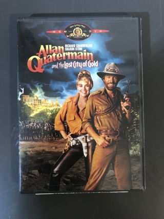 Alan Quartermain And The Lost City Of Gold Mgm Rare Oop Dvd Chamberlain Stone