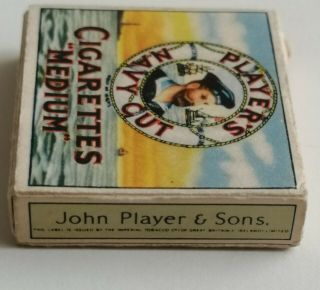 Rare Vintage Promotional Player ' s Navy Cut Cigarettes in Packet - Miniature - NR 4