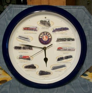 Vintage Rare Lionel Trains Sounds Wall Clock
