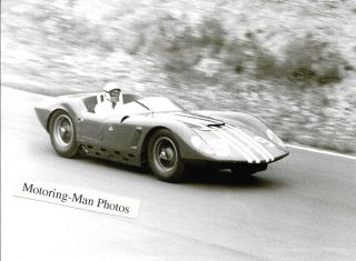 Lloyd Casner Maserati Typo 61 1963 Guards Trophy 2 Photographs Brands Hatch Rare