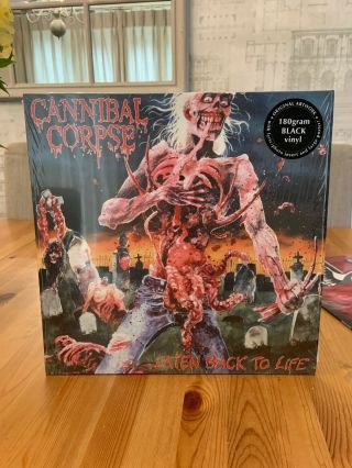 Cannibal Corpse - Eaten Back To Life Death Black Metal Vinyl Rare