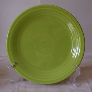 Lemongrass 9 1/2 Inch Fiesta Dinner Plate,  Rare Unique Color,