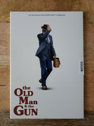 The Old Man And The Gun: (dvd,  2018 Screener) For Your Consideration Fyc Rare