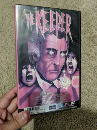 The Keeper - Rare Big Box Horror Vhs Cult Christopher Lee - Oop