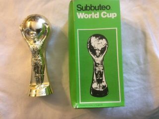 Vintage Subbuteo C157 World Cup Trophy Rare Version Boxed Pre - Owned