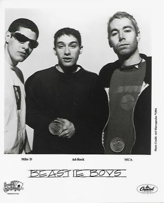 Beastie Boys 8x10 Publicity Press Photo Rare Portrait 01