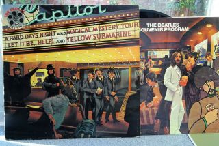 The Beatles Reel Music Vinyl Lp,  Rare 1982 Emi Greek Press With Booklet,  Nr