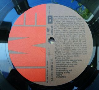 THE BEATLES Reel Music VINYL LP,  RARE 1982 EMI GREEK PRESS with BOOKLET,  NR 3