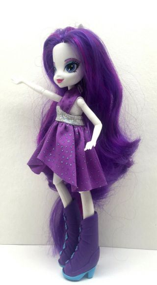 MLP My Little Pony Equestria Girls Rarity Rare Articulated Doll w Clothes &Boots 5