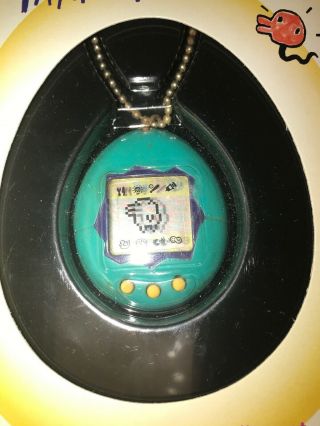 Rare 1997 Bandai Tamagotchi Teal Shell Color Virtual Pet