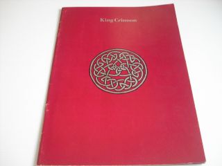 Very Rare King Crimson Japan Tour Program 1981 Japanese Concert Brochure Book