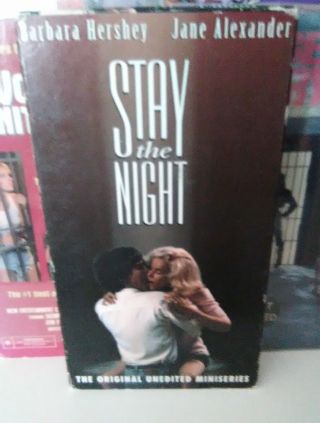 Stay The Night Barbara Hershey Jane Alexander Rare Tv Movie Vhs