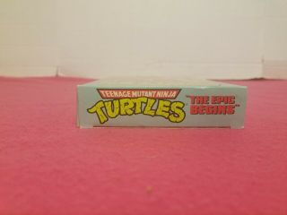 Rare 1987 Teenage Mutant ninja Turtles vhs The Epic Begins 72 minutes 4