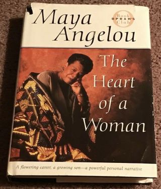 The Heart Of A Woman By Maya Angelou Plate Signed Autographed Book Rare