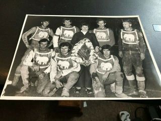 Halifax Dukes - - - - - 8x6 - - - 1973 - - - Speedway - - - - Team Photo - - Rare