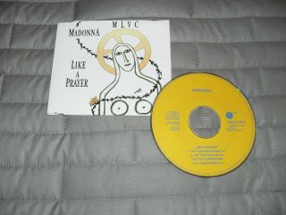 Madonna - Like A Prayer - Rare - Yellow Cd Single