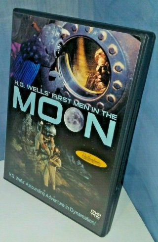 Rare Oop Dvd First Men In The Moon H.  G.  Wells Ray Harryhausen Sci - Fi Classic