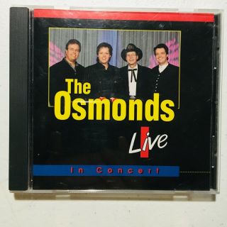 The Osmonds: Live In Concert (cd) Family Theater In Branson,  Mo,  Rare Oop