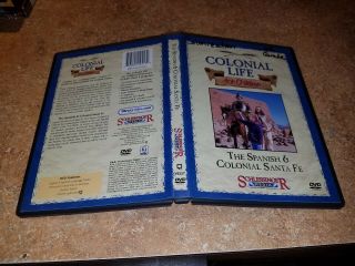 Jamestown (colonial Life For Children) Dvd,  Spanish & Colonial Santa Fe (rare)