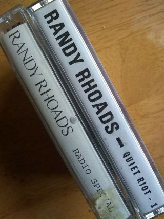 Vtg Randy Rhoads Rare 1979 1980 Quiet Riot & Solo Special 2 Audio Cassette Tapes