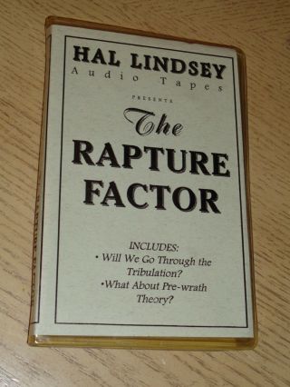 Rare 1990s 2 Cassette Rapture Factor Hal Lindsey Bible Audiobook Palos Verdes Ca