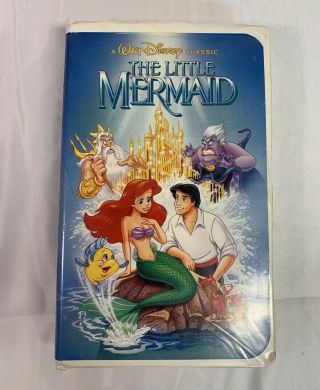 The Little Mermaid (vhs,  1990) Rare Black Diamond Edition Recalled Cover Art
