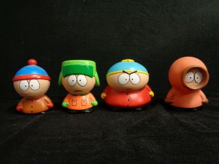 Vintage South Park Fun 4 All Vinyl Figures Cartman Kenny Kyle Stan Rare