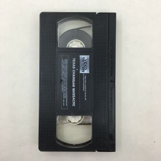 The Texas Chainsaw Massacre VHS Rare Horror Video Treasures Release Gore Slasher 3
