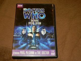 " The Movie: Special Edition " 2 - Disc Doctor Who Dvd Region 1 Rare Oop Sweet