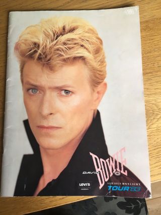 David Bowie Tour Programme Serious Moonlight ‘83 1983 Vintage Rare Complete