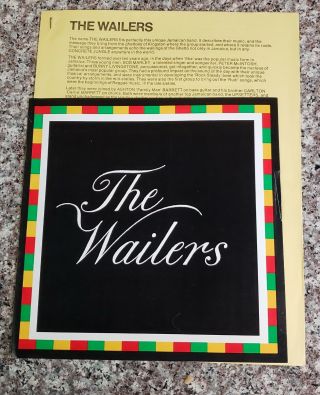 Bob Marley & The Wailers 1973 