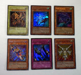 6 Yu - Gi - Oh Cards - Secret Rare & Rares - The Winged Dragon Of Ra,  More -