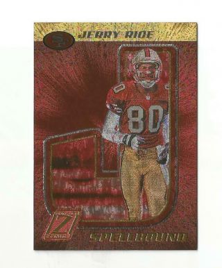 Jerry Rice 2005 Donruss Zenith Spellbound Gold 84/100 S - 16 49ers Rare Sp