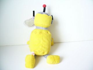 Rare TY Beanie Babies Plex stuffed robot by Yo Gabba Gabba,  2012 (EV587) 3
