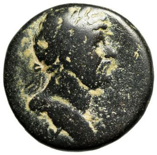 Rare Date Chalkis In Syria Coin Of Hadrian " Dated Year 25 117 Ad " Certified