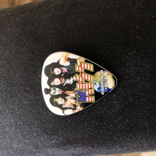 KISS World 2018 Logo Guitar Pick - Tommy Thayer Signed Autograph Band RARE EOTR 4