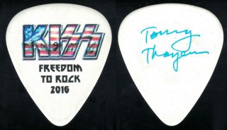 Kiss - - Rare Freedom To Rock 2016 Guitar Pick Tommy Thayer