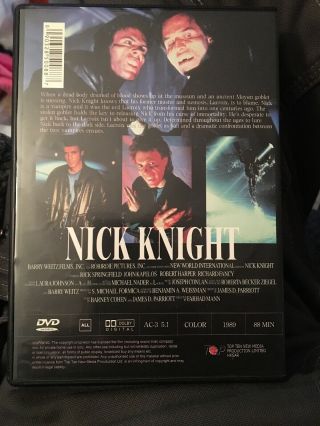 Nick Knight (DVD,  2003) LN TOP TEN MEDIA RELEASE Region OOP RARE LIKE 2