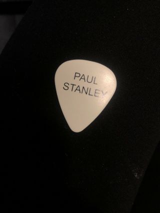 KISS The Tour Rare Paul Stanley Guitar Pick Starchild Rock N Roll Kruise Army 2