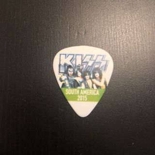 KISS The Tour Rare Paul Stanley Guitar Pick Starchild Rock N Roll Kruise Army 5
