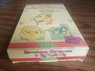 VHS Strawberry Shortcake In Big Apple City Animation Rare 1982 5