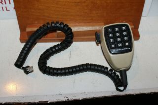 Vintage Motorola Cb Radio Micorphone Key Pad Model Hmn1010b Rare