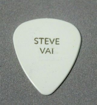Steve Vai // Tour Guitar Pick // White/gold Rare Vintage David Lee Roth Alcatraz
