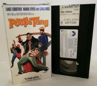 Rare Vhs Pootie Tang 2001 Chris Rock Louis Ck Lance Crouther Comedy Paramount.