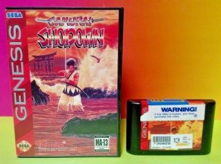 Samurai Showdown - Sega Genesis Rare Game W/ Case,  Cover Art -,